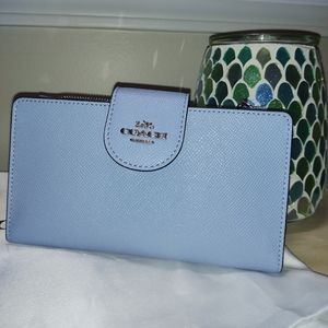 Coach SV Marble Blue Tech Wallet Wristlet